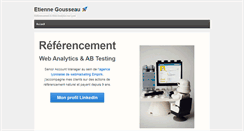 Desktop Screenshot of gousseau.info
