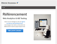 Tablet Screenshot of gousseau.info